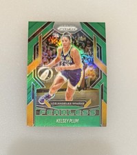 2025 Panini WNBA Prizm Fearless Kelsey Plum #11 Green Prizm SP LA Sparks
