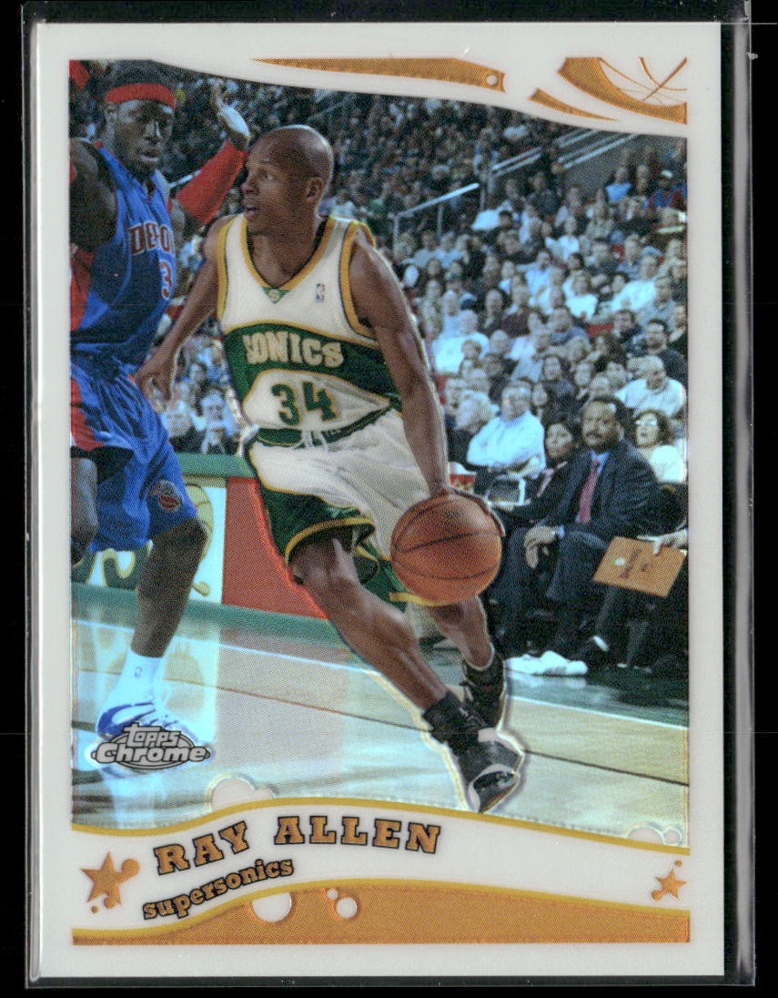 2005-06 Topps Chrome #10 Ray Allen Refractors #/999
