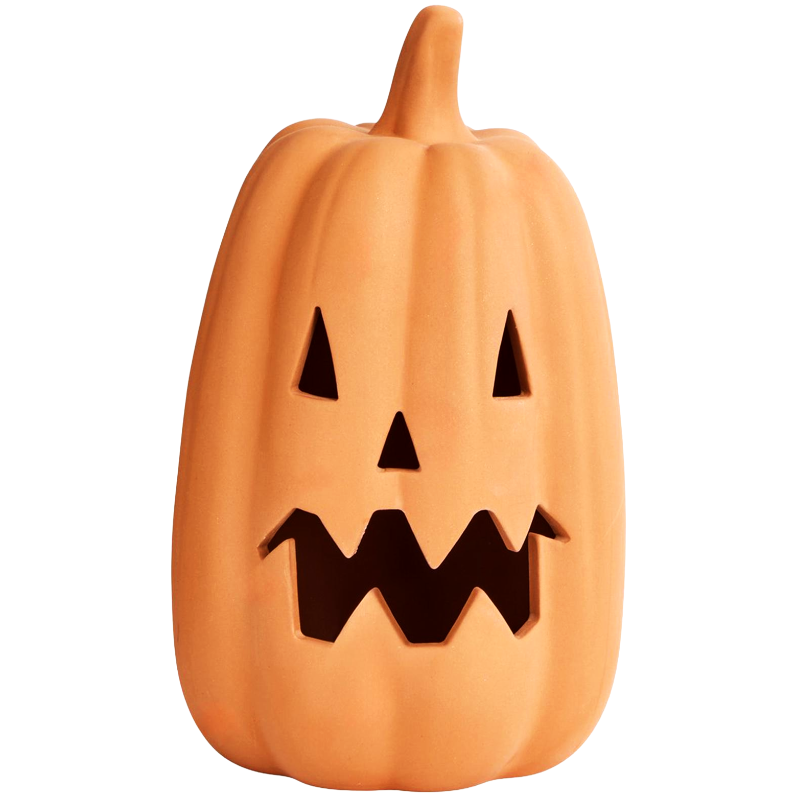 Indoor/Outdoor Pumpkin Decoration LED Terracotta, Halloween Decorative Lantern