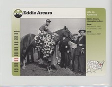 1994-2001 Grolier Story of America Life in America Eddie Arcaro #119-10 0w6