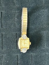 1957 Bulova Martha Washington Watch 10K Gold plated Mechanical