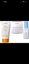 Dermasil Hydra Serum, Recovery Cream, Jelly Cleanser Set of 3 glass skin