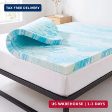 3 Inch Queen Cooling Gel Memory Foam Mattress Topper CertiPUR-US
