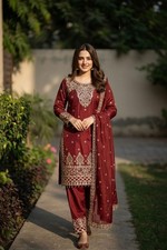 SALWAR KAMEEZ PAKISTANI INDIAN WEDDING PARTY WEAR DRESS BOLLYWOOD SUIT SHARARA