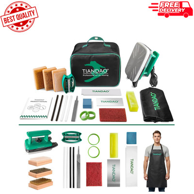 Ski and Snowboard Tuning Waxing Kit with Essential Maintenance Tools