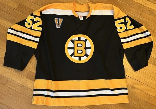 Boston Bruins 2003-04 Carl Corazzini #52 NHL Game Worn Jersey 2003-2004 Season