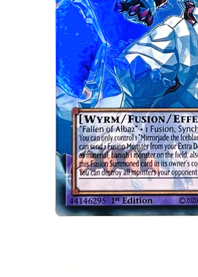 Mirrorjade The Iceblade Dragon RA05-EN148 OVERFRAME YuGiOh Rarity