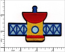 26 Pcs Embroidered Iron on patches Space Satellite 84x57mm AP061sL