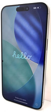 Apple iPhone 15 Pro Max - eSIM A2849 - Unlocked 1TB White *LCD SPOT/SCRATCHED*