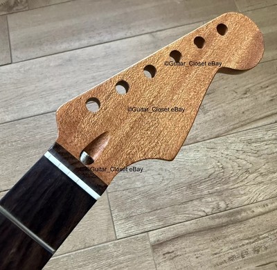 Mahogany Rosewood Strat Neck Nitro Satin Fits Stratocaster Warmoth & Fender MGSA