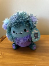 NEW w/ Tags Squishmallow JT Bigfoot Teal Purple 8 inch