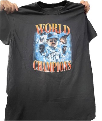 2026 NY METS 1986 WORLD SERIES CHAMPIONSHIP RETRO SHIRT XL SGA 5/26 MLB BASEBALL