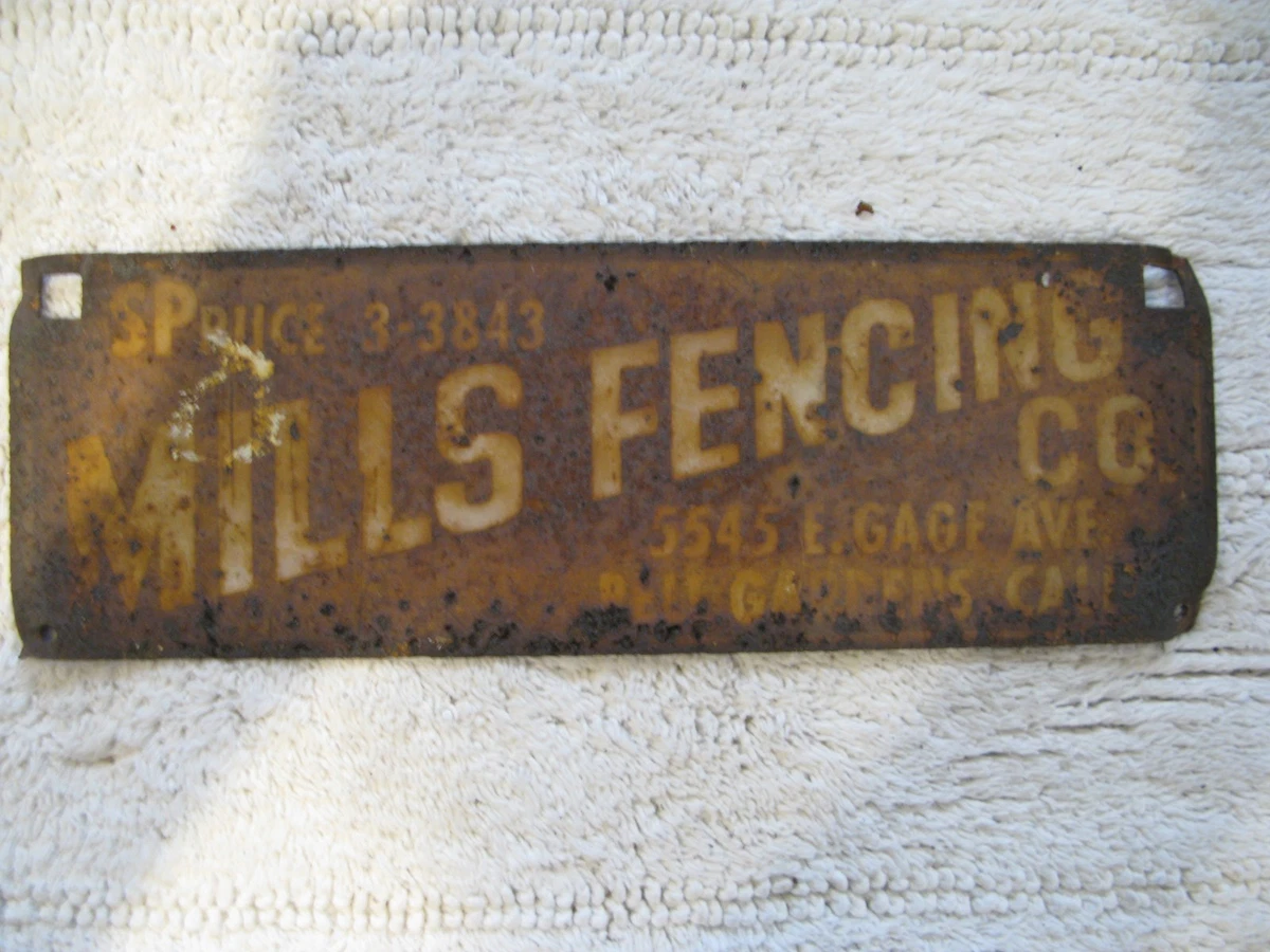 Vintage Fence Sign In Original Advertising Signs (1930-1969) for