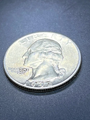 1942 Washington Quarter AU/UNC 90% Silver 25c Coin U.S GOOD DETAILS # RPD42