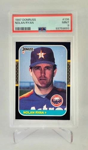 1987 Donruss Nolan Ryan PSA 9