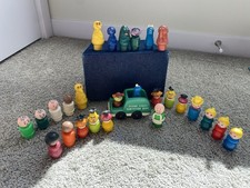 Vintage Little People Sets Including Sesame Street