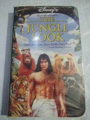 Rudyard Kipling's The Jungle Book - DISNEY VHS 4604  Jason Scott Lee. 1994