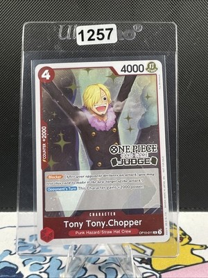 Tony Tony Chopper OP10-011 R Royal Blood - JUDGE STAMP (1257)