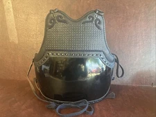 Kendo Bogu Armor Breast Plate Do-Serpentine Black Reinforced Chest Protector