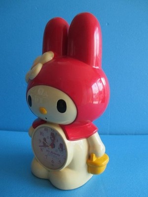 Sanrio My Melody Talking Alarm Clock 1998 Vintage Tested Working