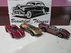 Hot Wheels Vintage Original 3 Car LOT - GOLD Buzz Off, Jet Threat, Ford MK IV