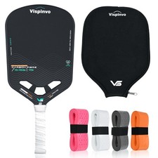 Pickleball Paddle Edgeless, 16MM T700 Thermoformed Raw Carbon Fiber... Fast Ship