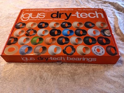 igus dry-tech bearings Polymer-Gleitlager Musterbox