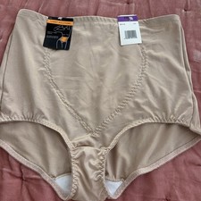 NWT Bali Tummy Solutions Shapewear Beige Panties Womens 2XL Style DFX710 8710