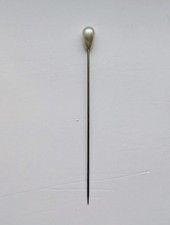 Dozen White Pearl Millinery Hat Pins