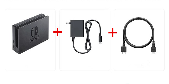 Original Nintendo Switch Charging Dock+AC Adapter Power Cable+HDMI CABLE  Set TV