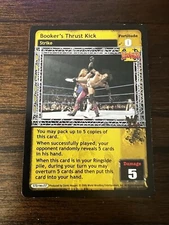 WWE Raw Deal Booker’s Thrust Kick Superstar Specific Card CCG Booker T