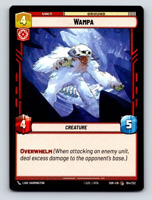 Aggression Wampa Creature Overwhelm Unit Ground Powerful Foe 4C 5H 4P