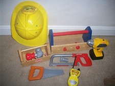 Kids Handy Man Construction Worker Hat Tools Costume Pieces Toys Melissa  Doug