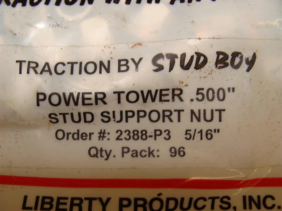 Polaris XC SP 2001 moto de nieve Stud Boy Power Tower Tuerca .500 96 2388-P3 nueva 5/16" Foto 2 de 4