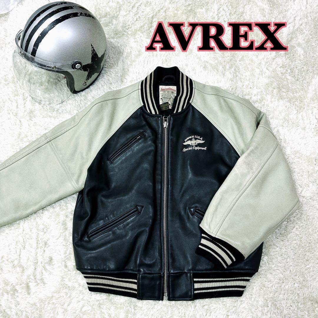 AVIREX USA Authentic Leather Jacket Size S | eBay
