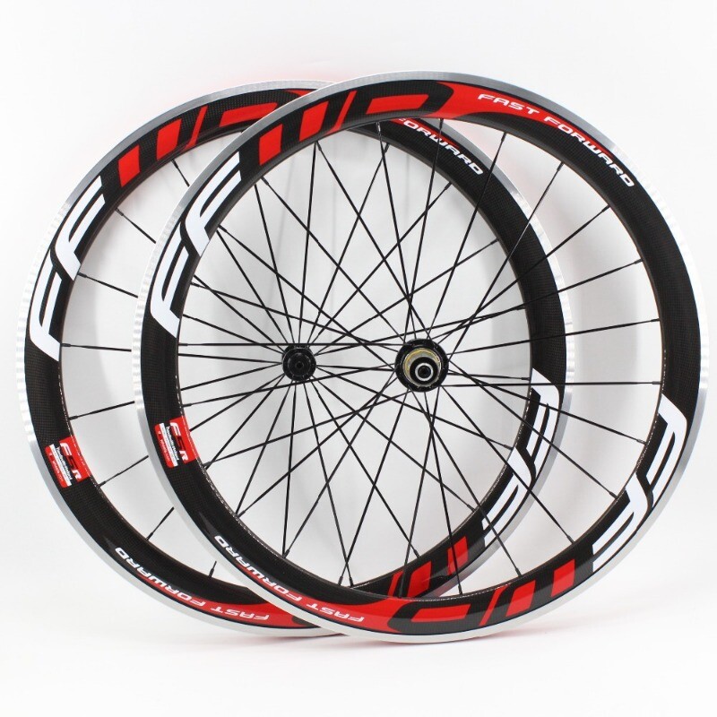 38/50/60/80mm 700C Road Bike Wheelset Carbon Fibre Bicycle A