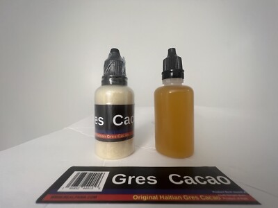 Gres Cacao oil from HAITI By REALFAMA 30ml Organic Gres Cacao PA OKIPE FAKE.