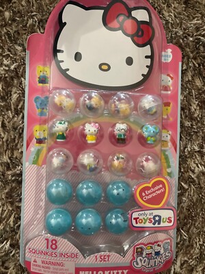 Hello Kitty RARE surprise inside squinkies! 6 exclusive characters included 