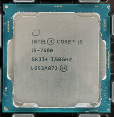 Intel SR334 Core i5-7600 3,5GHz LGA1151 Quad-Core CPU Prozessor