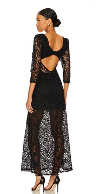 revolve black lace maxi dress Free People Adored in Size S NWoT To A Special Event How Even a Star's Size:9 years Care Instructions Dry