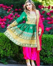 Embroidery Afghani dress for girl - Afghani style dress - Afghani dress for girl