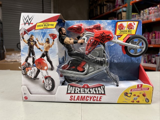 WWE Wrekkin Slamcycle Vehicle With Drew McIntyre Action Figure For Sale 