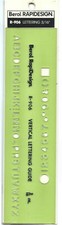 Berol RapiDesign Template R-906 Lettering 3/16"