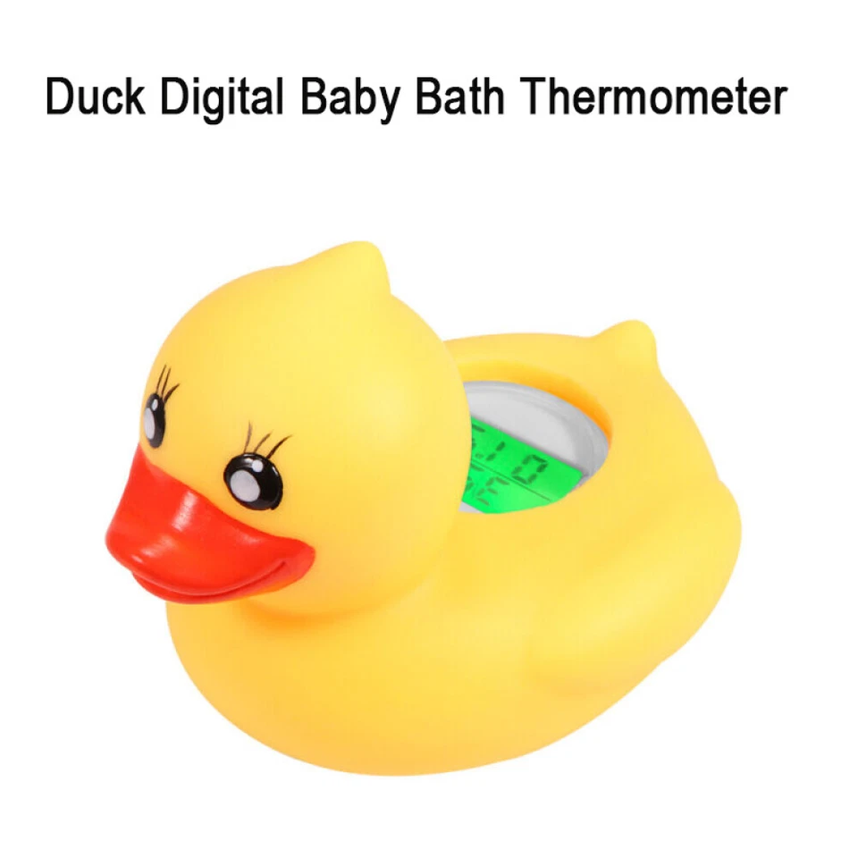 Kinder Baby Badethermometer in Ente-Form Badewannen-Thermometer Babythermometer - Bild 2 von 4