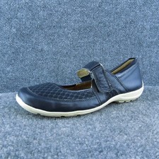 Naturalizer Women Mary Jane Shoes Blue Leather Hook  Loop Size 6.5 Medium