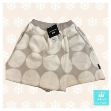 Marimekko x Uniqlo Kids 10-11 Fleece Mini Skort Light Gray New 100%polyester