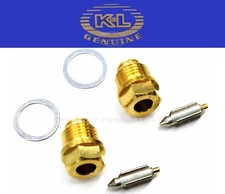 x2 Carburetor Float Valve Needle & Seat Carb KZ XS 360 400 500 750 (notes!)#A132