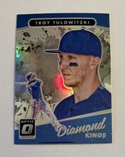 Troy Tulowitzki 2017 Donruss Optic Diamond Kings Holo Prizm #29 Blue Jays