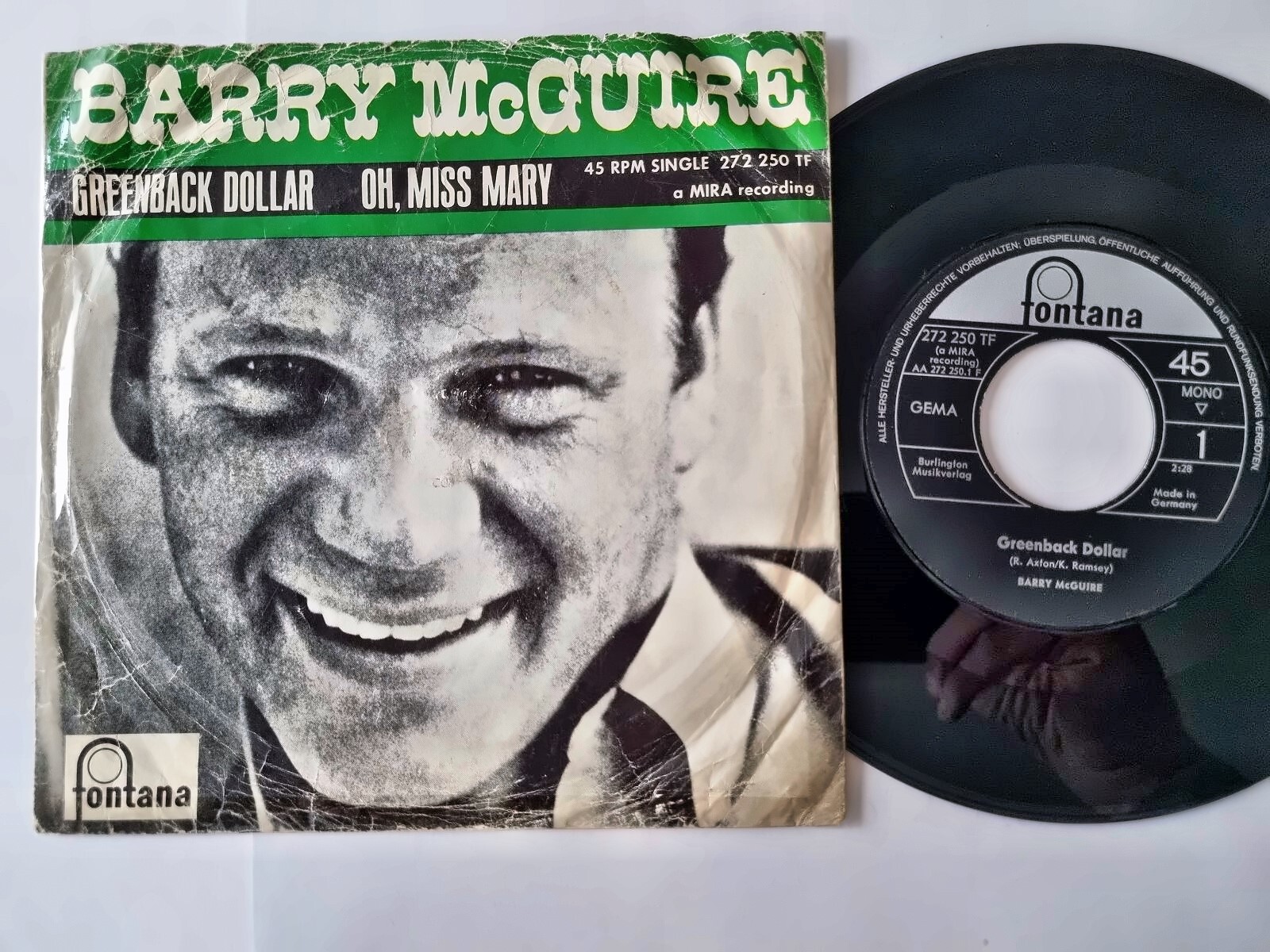 Barry McGuire - Greenback dollar 7'' Vinyl Germany