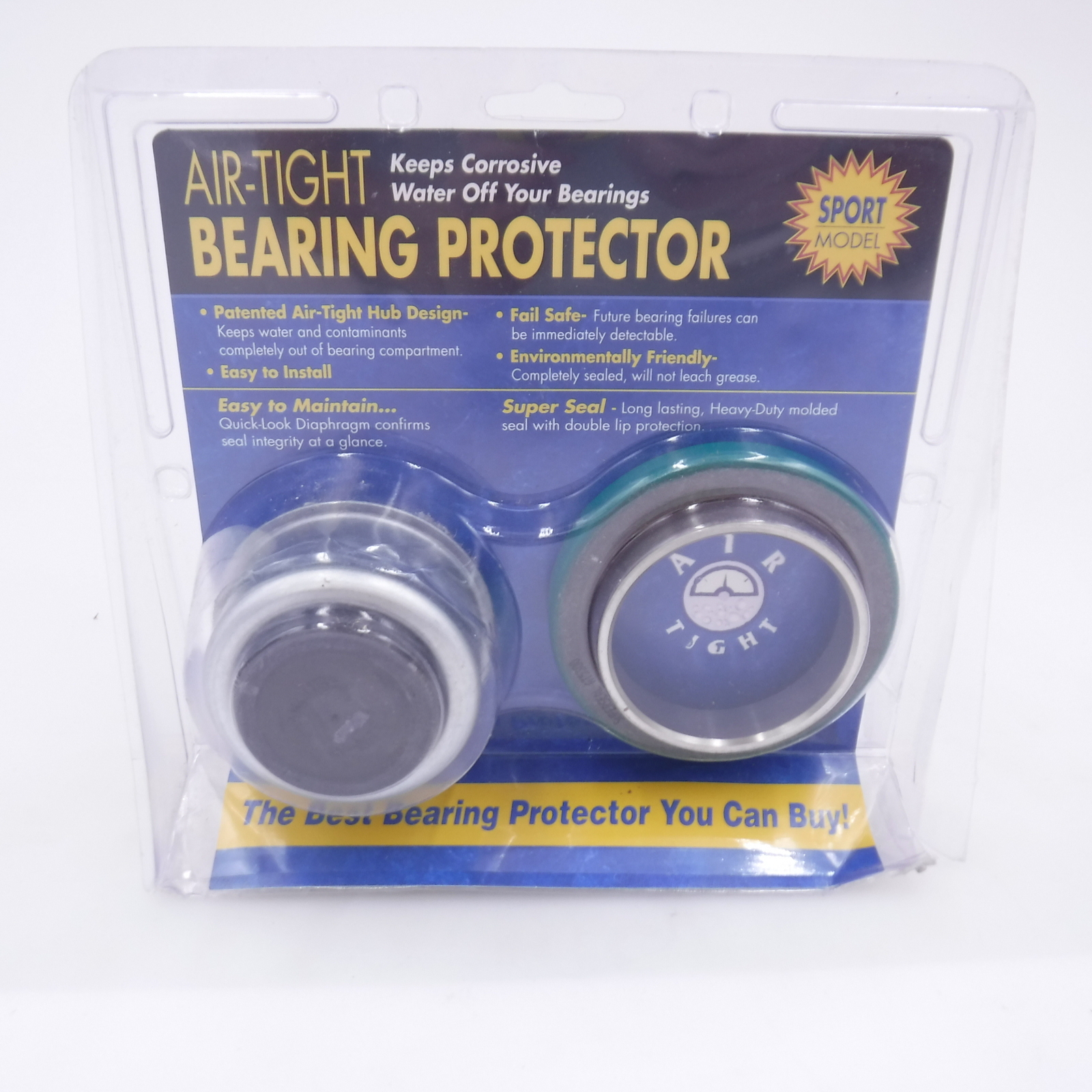 AirTight Bearing Protector AT52USG, 6 Lug Hub, 5200 Lb Axle AirTight